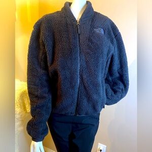 The North Face Women Osito Bomber - Sherpa Fleece - Black - Medium